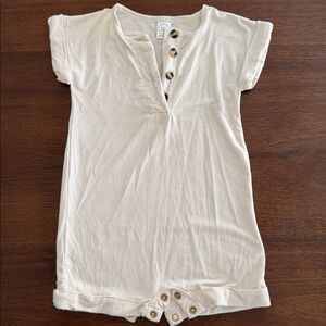 Lou Lou & Company Cream Romper 12-24M